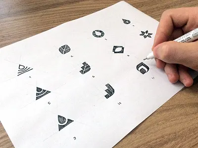 WIP agriculture drop leaf logo mark plant sign sketch startup stats wip