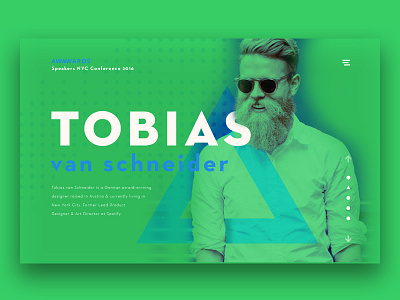 DailyUI #3 - Tobias van Schneider awwwards dailyui third tobiasvanschneider ui userinterface webdesign