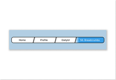 Daily UI : 56 Breadcrumbs...