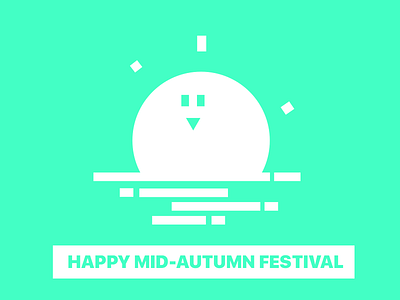 Happ chinese mid-autumn festival