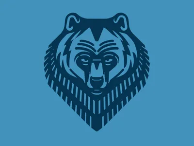 Grizzy bear head animals bear graphics grizzy t shirt design vector design