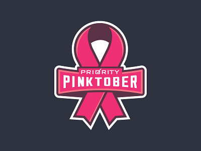 Dealership Breast Cancer Charity Drive badge breast cancer charity emblem foundation logo ribbon