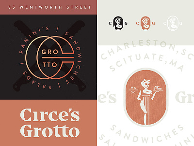 Circe's Grotto carolina charleston circes figure goddess greece greek panini sandwich women