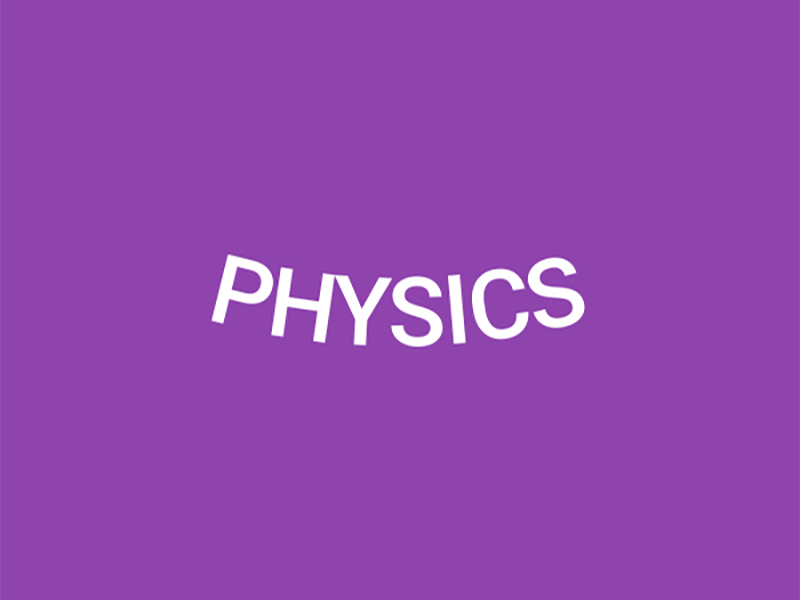 Animated Word - Physics animated creative design flat fun gif graphics motion play word