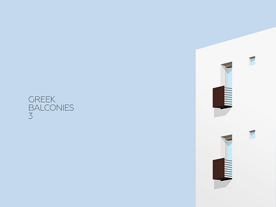 Greek Balconies 3 athens balcony building city flat greece shadows simple sky stacked urban vector