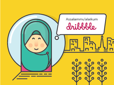 Assalammu'alaikum Dribbble