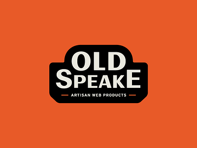 Oldspeake branding design development identity logo mark startup vintage