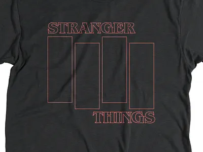 Stranger Things / Black Flag tee apparel black black flag flag shirt stranger stranger things t shirt tee things