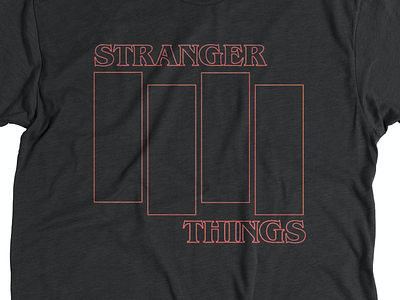 Stranger Things / Black Flag tee apparel black black flag flag shirt stranger stranger things t shirt tee things