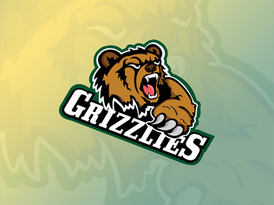 Grizzly Mascot Design design graphic design logo logo design mascot sports