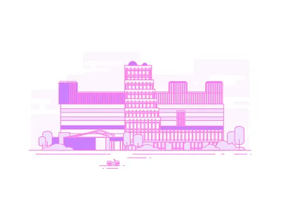 Science Center of Harvard University architecture building college harvard icon illustration outline school simple vector