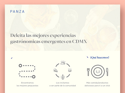 P A N Z A / Curated Gastronomy Hub in Mexico City food mexico ui