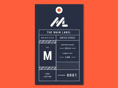 B-Sides - Clothing hang tag clothes clothing cotton hang tag machine wash made with love tag tumble dry united stated