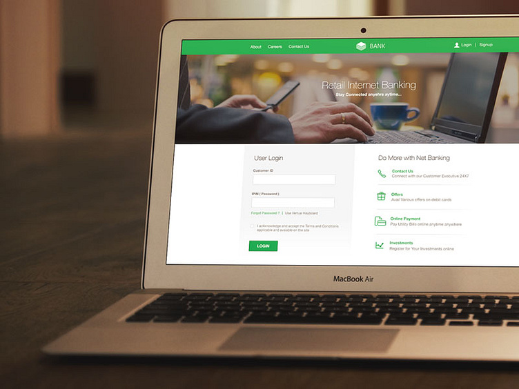 INTERNET BANKING LOGIN intelligence overview