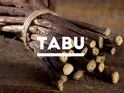 TABU licorice - Brand brand candies caramelle design graphic identity licorice liquirizia logo restyling tabu