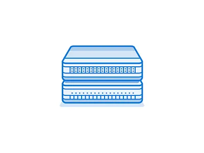 Network switch device hardware icon isp linear network router switch vector