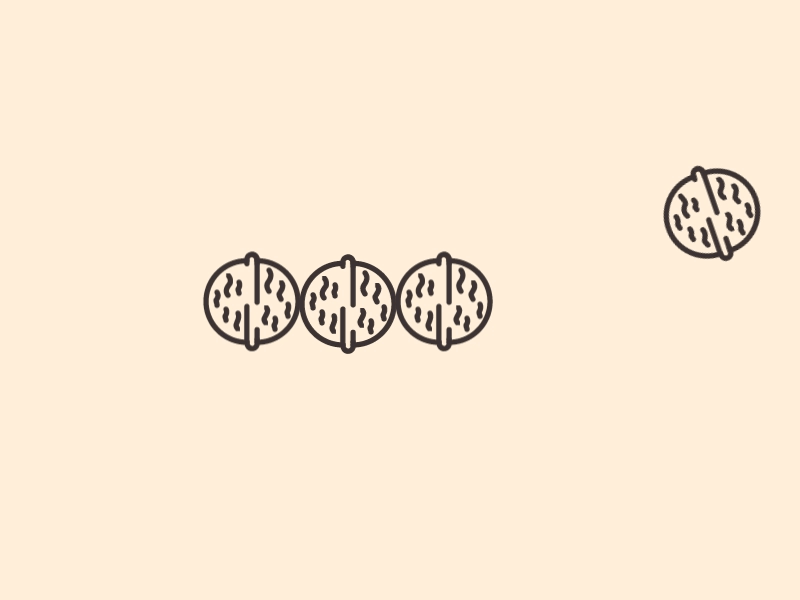 Balanced nuts animation gif icons illustration nuts