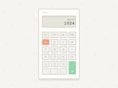 Calculator calculator dailyui
