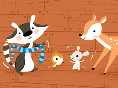 Animal Friends animal illustration animals childrens book childrens illustration forest forest animals illustration kidlitart kids illustration