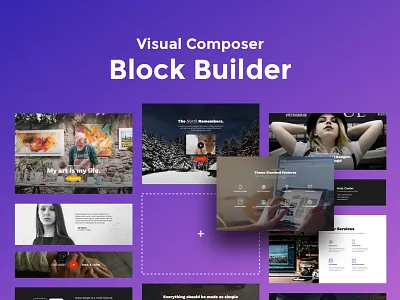 Visual Composer Extension - Block Builder + Addons addon blocks envato page builder plugin theme themeforest ui wordpress