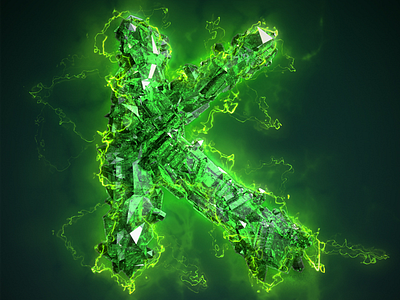 Kryptonite 36daysoftype 3d ae after effects c4d cinema4d dc superman type typography