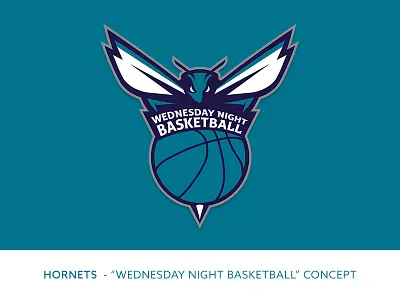 Charlotte Hornets "WNB" Logo Concept basketball logo nba sports