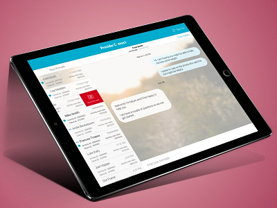 Provider Connect colours delete design ios ipad messenger