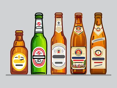 German Beers beer icon illustration illustrator vector