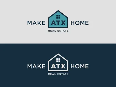 Make ATX Home atx austin branding home logo real estate texas