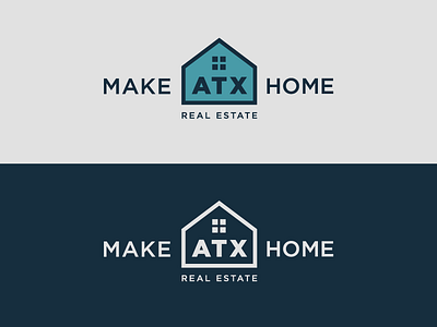 Make ATX Home atx austin branding home logo real estate texas