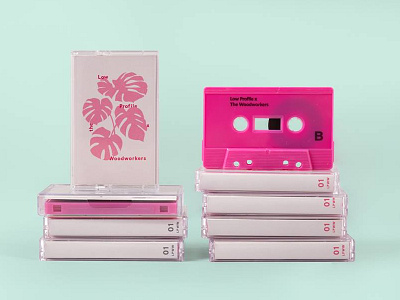 Low Profile Tape Project minimal pink tapes