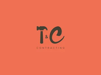 T&C Contracting hammer logo