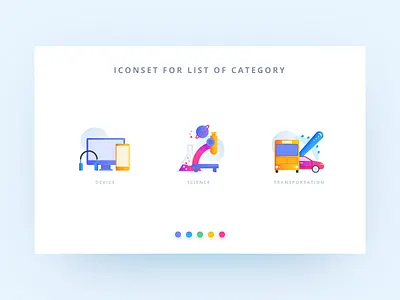 Iconset for iconscout chamedesign creative device icon iconscout illustration noisy science styleguide transportation vector