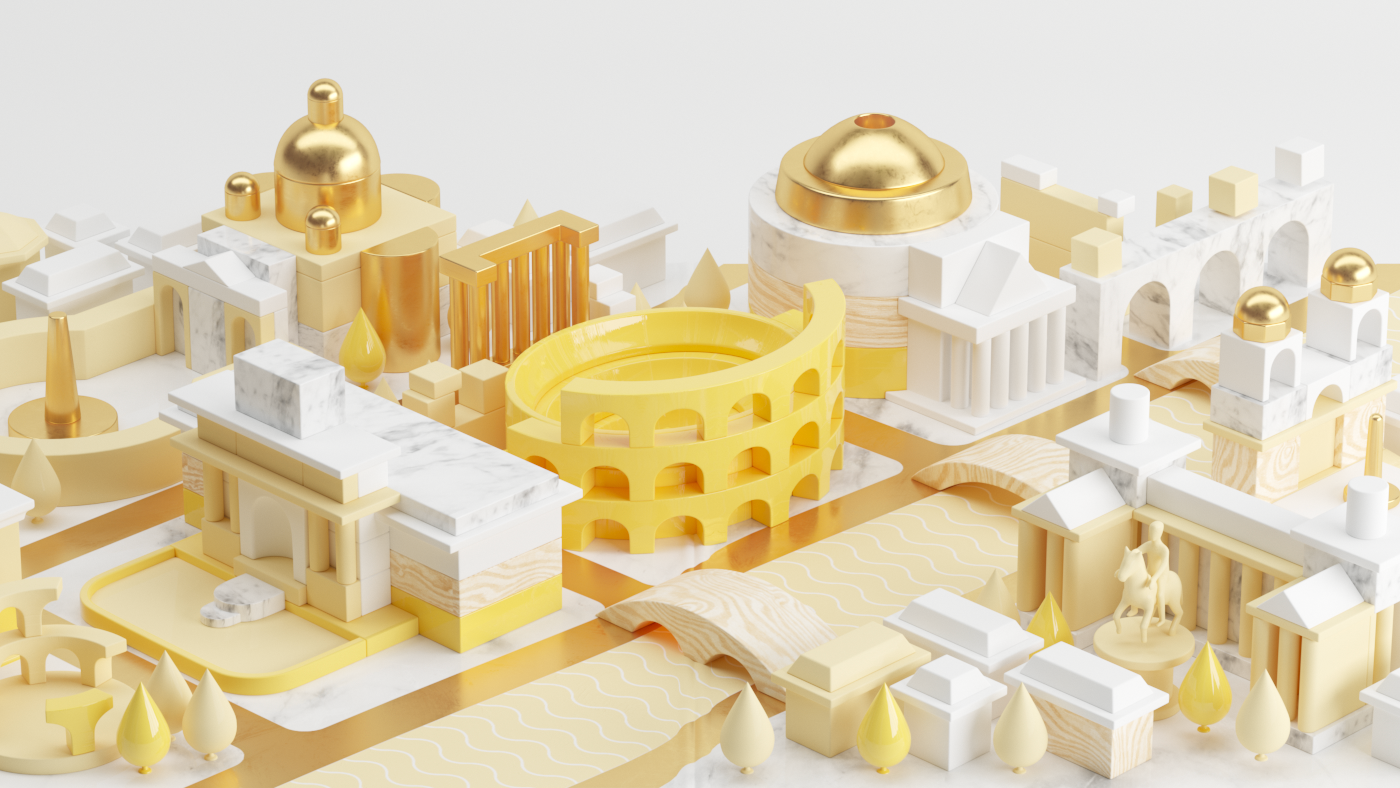 Rome 3d app book city