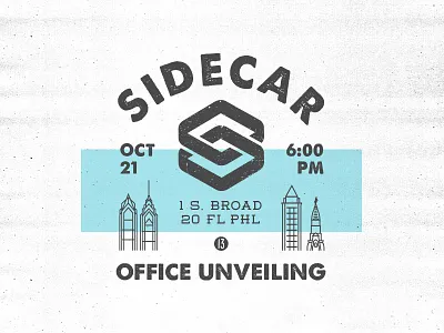 Sidecar Event Logo branding city design event hand type invitation lettering logo philadelphia philly type typography
