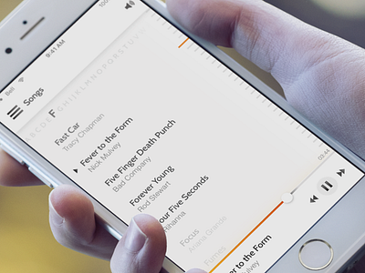 In the Wild! daily ui mockup music music player photoshop psd sketch song