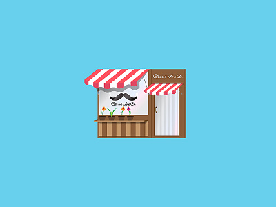 Minimalistic Store, Work in Progress design illustrator minimal shop style