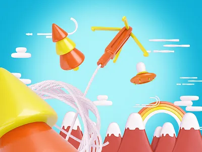 Bright Travel Items Scene Generator bright design mockup mockups scenecreator scenegenerator travel ui uikit webdesign webpack website