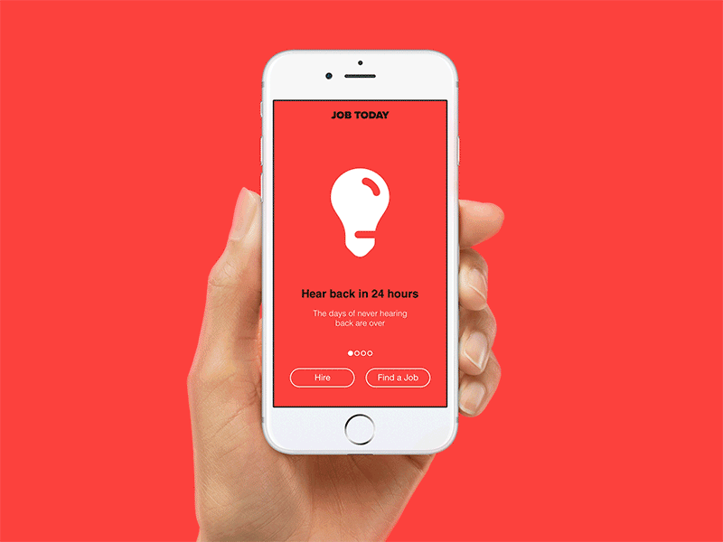 Job today onboarding app ios job onboarding