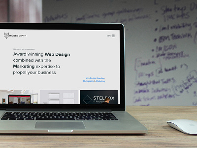 Home Page - Sneak Peek agency bright clean creative fresh home mockup portfolio web design white