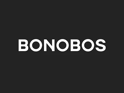 Bonobos Wordmark bonobos fashion logo logotype type typography wordmark