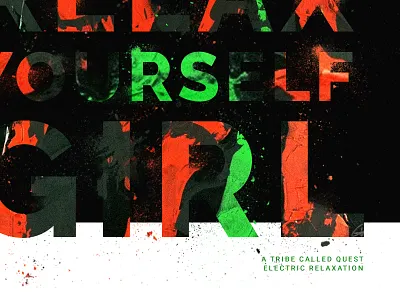 HH Lyrics Series - 02 editorial fun hiphop lyrics minimal playful type