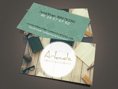 Cartes Visite Arkade Communication arkade cartes communication visite