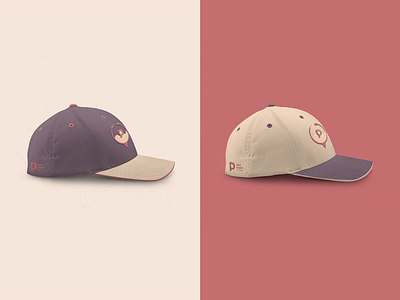 Pressure Ice Cream - Caps Design design flat gelato ice cream illustration logo logo design minimal