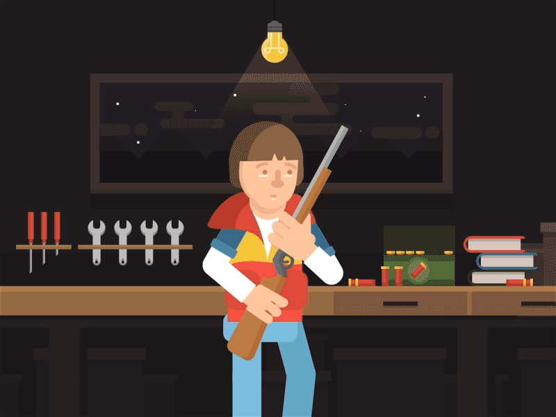 Stranger Gifs / The Vanishing of Will Byers animation flat gif loop netflix stranger gifs stranger things strangergifs strangerthings