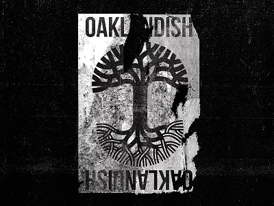 Oaklandish wheatpaste oakland texture wheatpaste