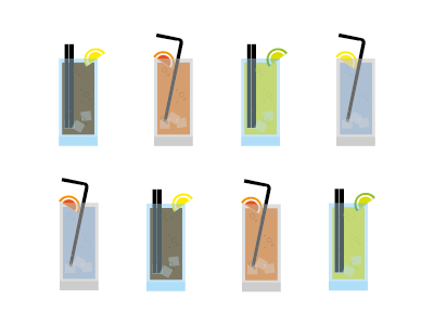 cocktail cocktail coke color glass lemon orange orangejuice summer