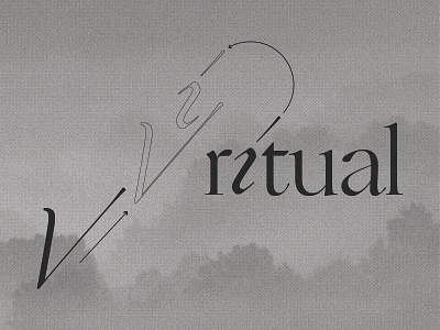 (V(i))riitual concept deisign digital mcad nature typography