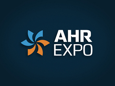 AHR Expo 2017 a ac cold custom custom type design event expo heat illustration logo pinwheel