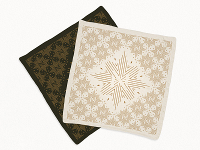 Compass Patterned Bandanas bandana compass diamonds n pattern tactile